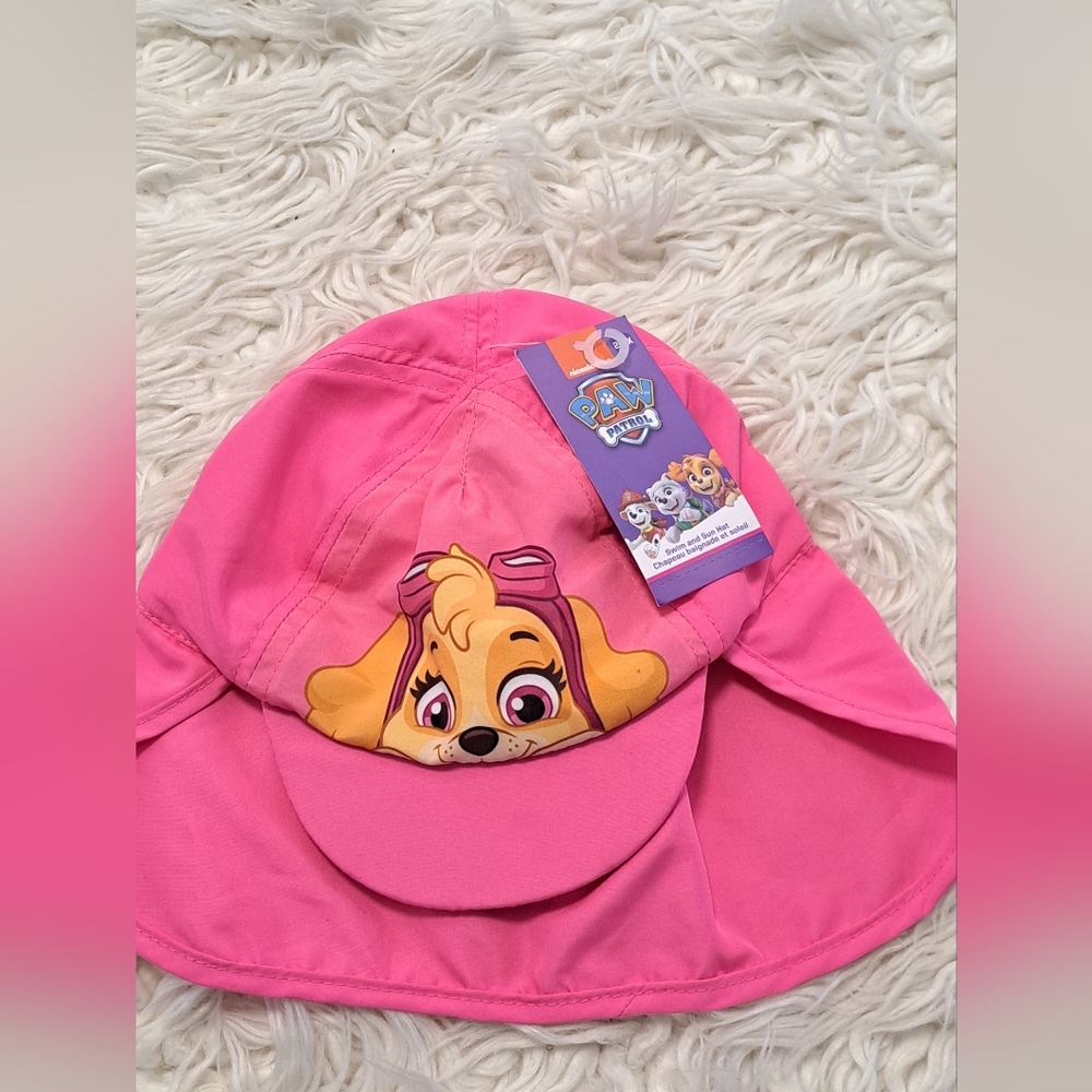 Brand New Paw Patrol "Skye" Pink Toddler Swim And Sun Hat